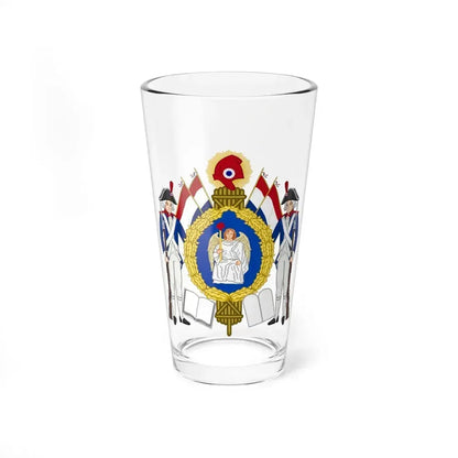 Coat of Arms of the First French Republic - Pint Glass 16oz 16oz - Go Mug Yourself