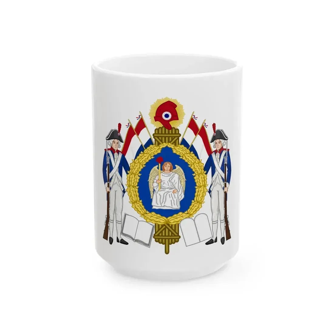 Coat of Arms of the First French Republic - White Coffee Mug 15oz - Go Mug Yourself
