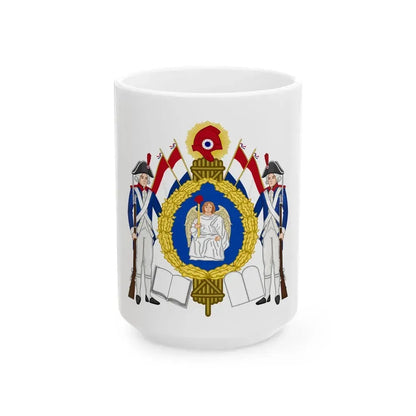 Coat of Arms of the First French Republic - White Coffee Mug 15oz - Go Mug Yourself
