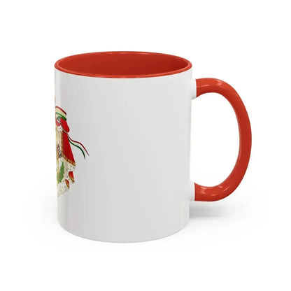 Coat of Arms of the First Mexican Empire - Accent Coffee Mug - Go Mug Yourself