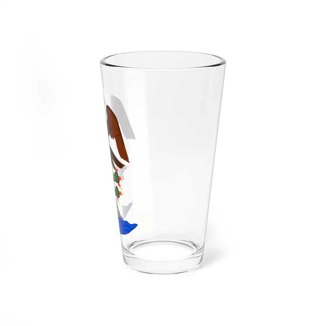 Coat of Arms of the First Mexican Empire (Mexico) (Coat of Arms) Pint Glass 16oz - Go Mug Yourself