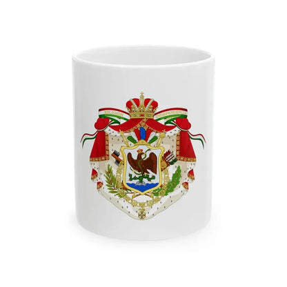 Coat of Arms of the First Mexican Empire - White Coffee Mug 11oz - Go Mug Yourself