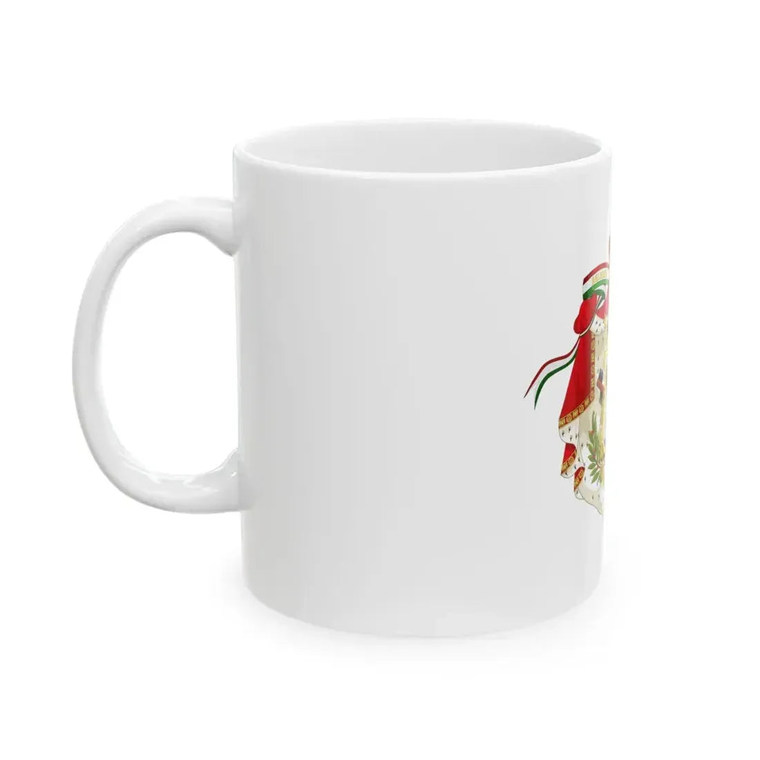 Coat of Arms of the First Mexican Empire - White Coffee Mug - Go Mug Yourself