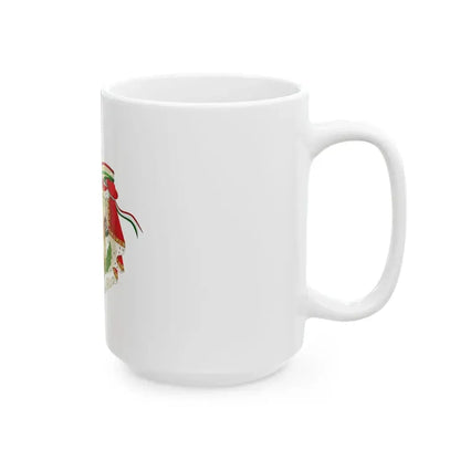 Coat of Arms of the First Mexican Empire - White Coffee Mug - Go Mug Yourself