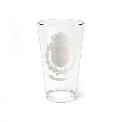Coat of Arms of the Former 14th Field Artillery Regiment (Spain) (Coat of Arms) Pint Glass 16oz - Go Mug Yourself