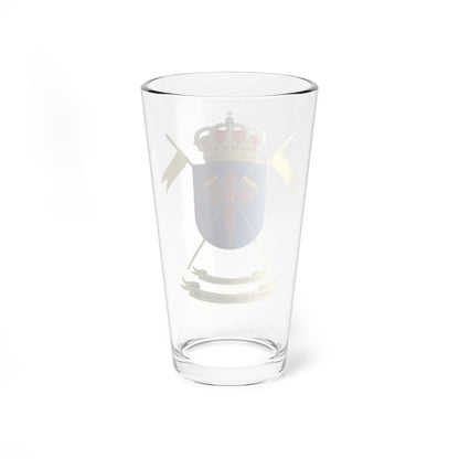 Coat of Arms of the Former 1st Cavalry Brigade Jarama (Spain) (Coat of Arms) Pint Glass 16oz - Go Mug Yourself