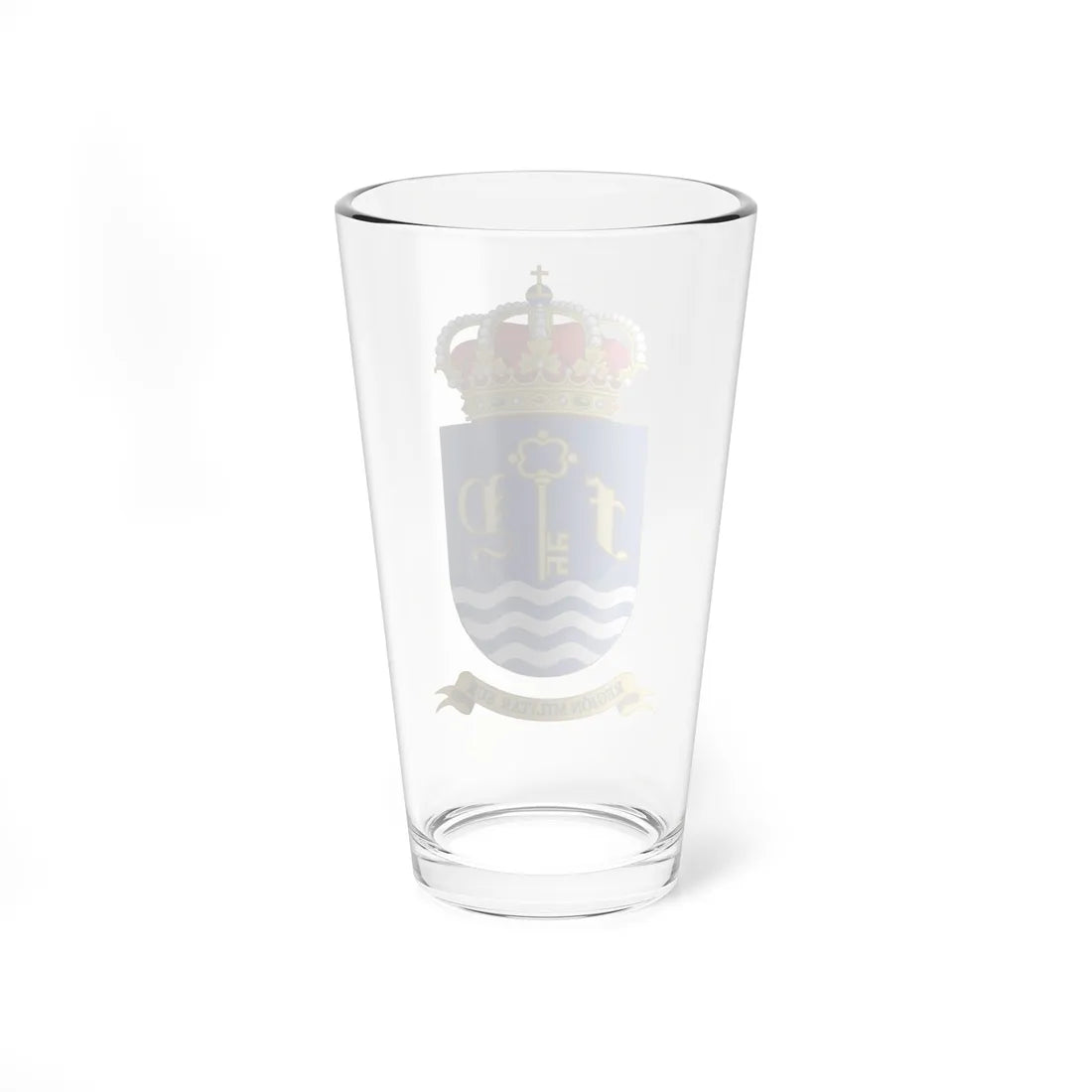 Coat of Arms of the Former 2nd Spanish Military Region 1984-2002 (Spain) (Coat of Arms) Pint Glass 16oz - Go Mug Yourself