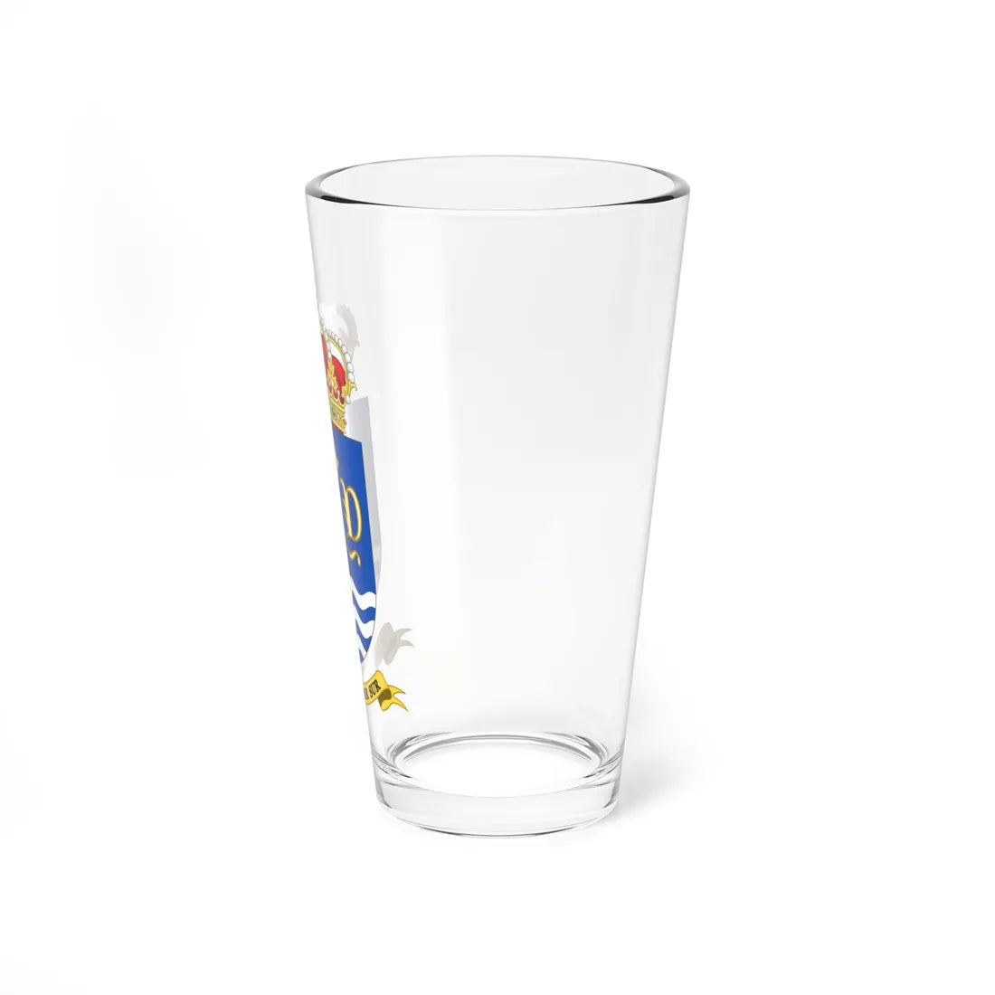 Coat of Arms of the Former 2nd Spanish Military Region 1984-2002 (Spain) (Coat of Arms) Pint Glass 16oz - Go Mug Yourself