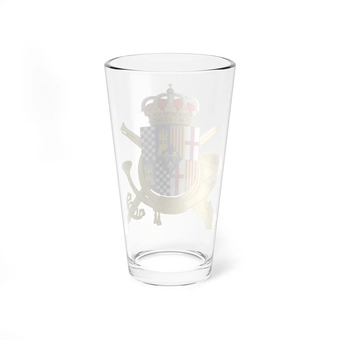 Coat of Arms of the Former 32nd Infantry Regiment San Quintín (Spain) (Coat of Arms) Pint Glass 16oz - Go Mug Yourself