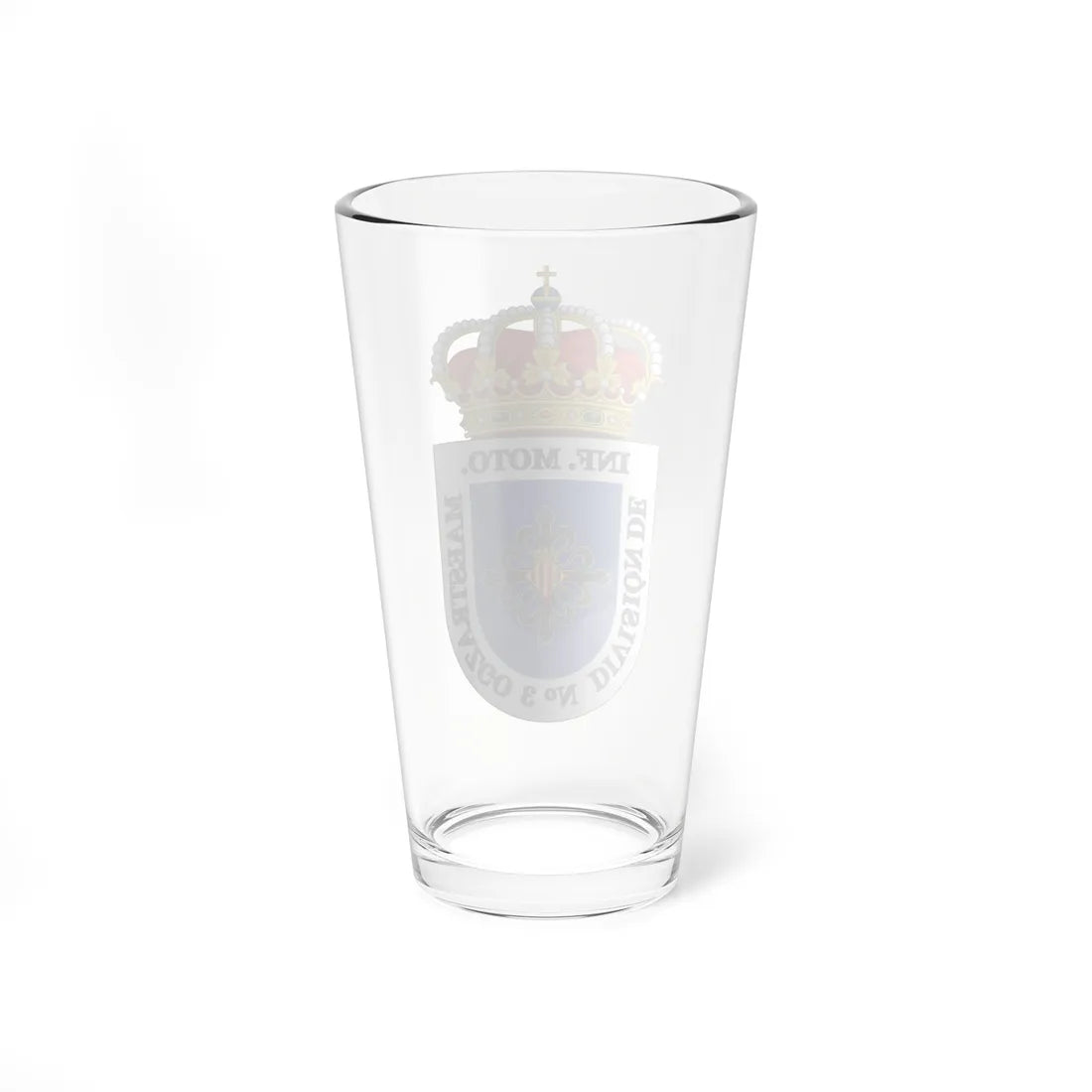 Coat of Arms of the former 3rd Motorized Division Maestrazgo (Spain) (Coat of Arms) Pint Glass 16oz - Go Mug Yourself
