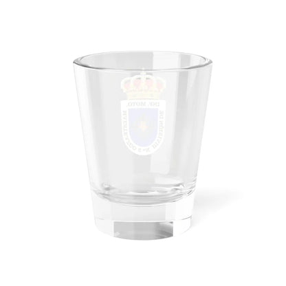 Coat of Arms of the former 3rd Motorized Division Maestrazgo (Spain) (Coat of Arms) Shot Glass 1.5oz - Go Mug Yourself