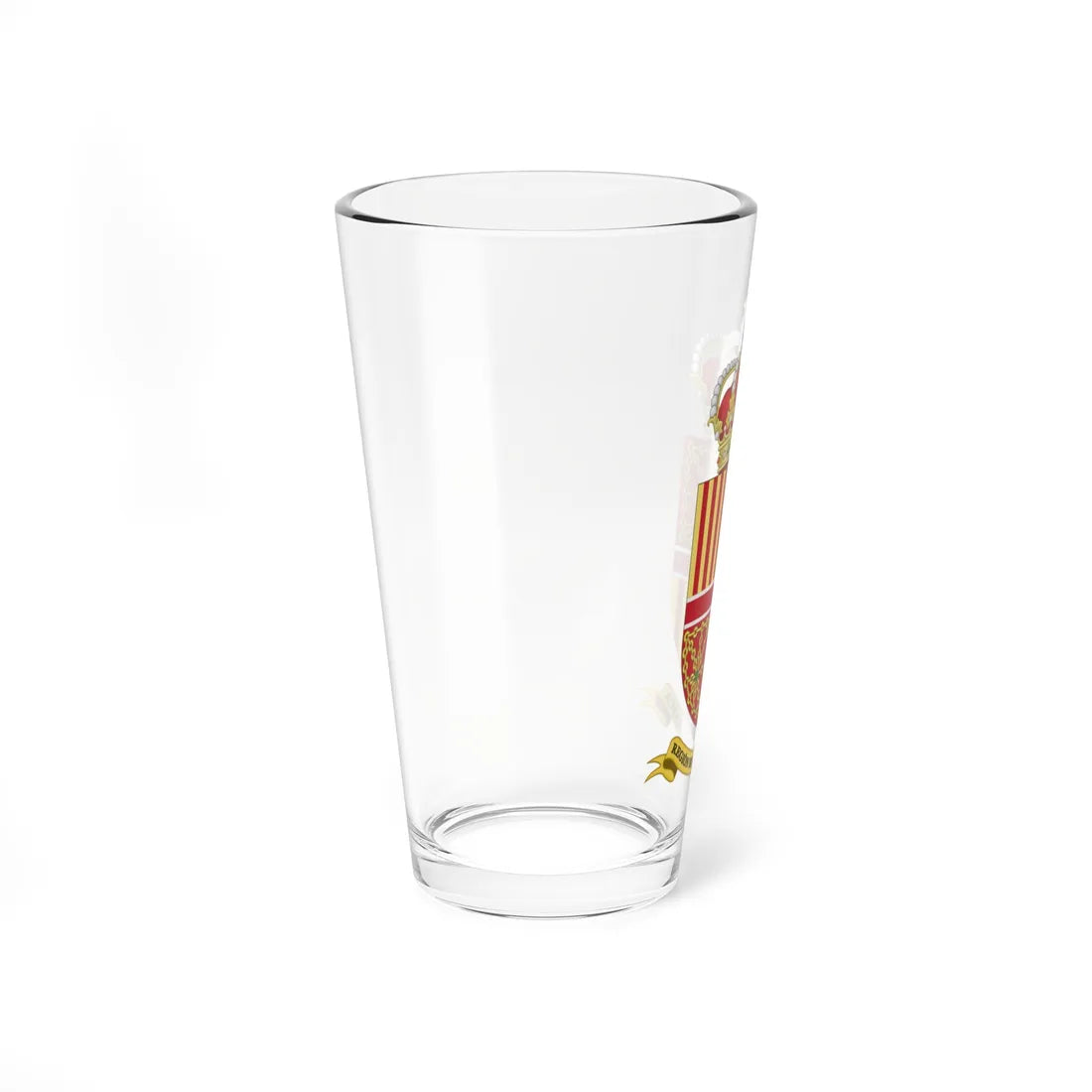 Coat of Arms of the Former 3rd Spanish Military Region 1997-2002 (Spain) (Coat of Arms) Pint Glass 16oz - Go Mug Yourself