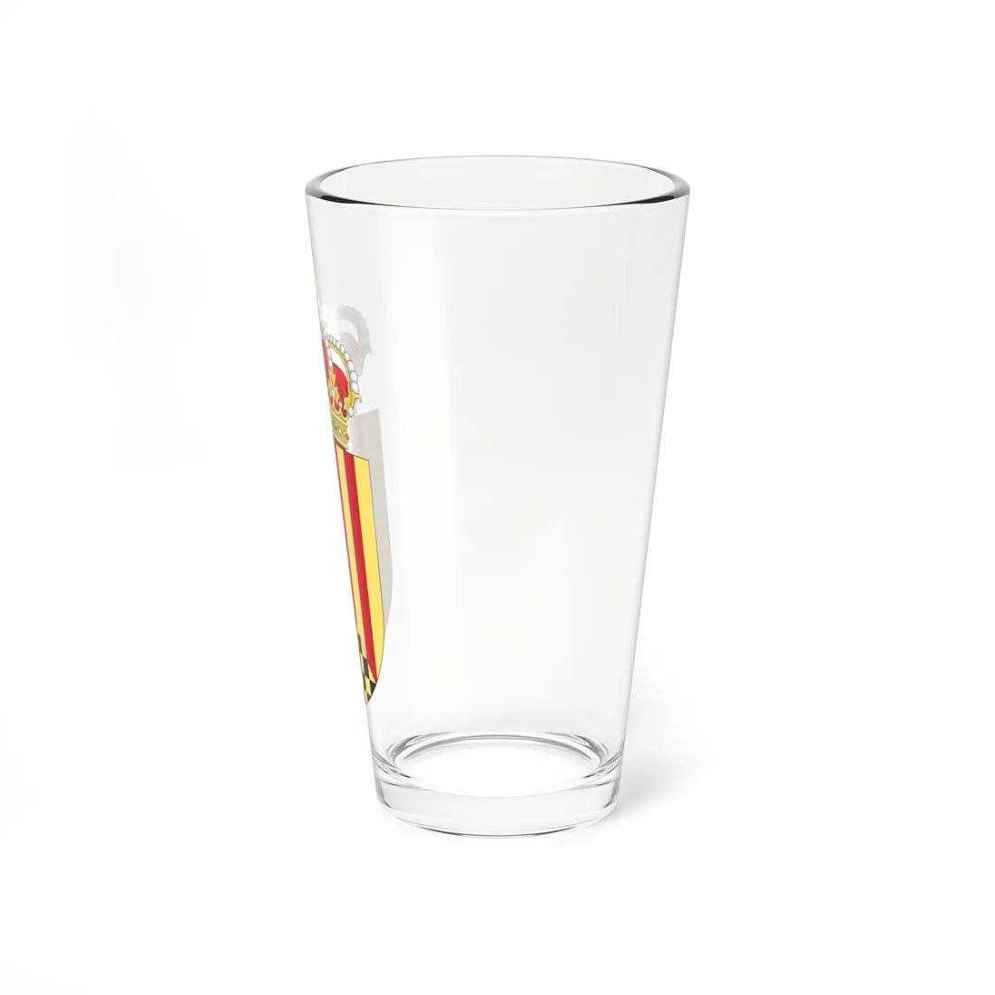 Coat of Arms of the Former 4th Mountain Division Urgel (Spain) (Coat of Arms) Pint Glass 16oz - Go Mug Yourself