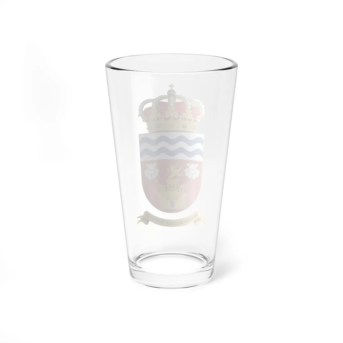 Coat of Arms of the Former 4th Spanish Military Region 1997-2002 (Spain) (Coat of Arms) Pint Glass 16oz - Go Mug Yourself