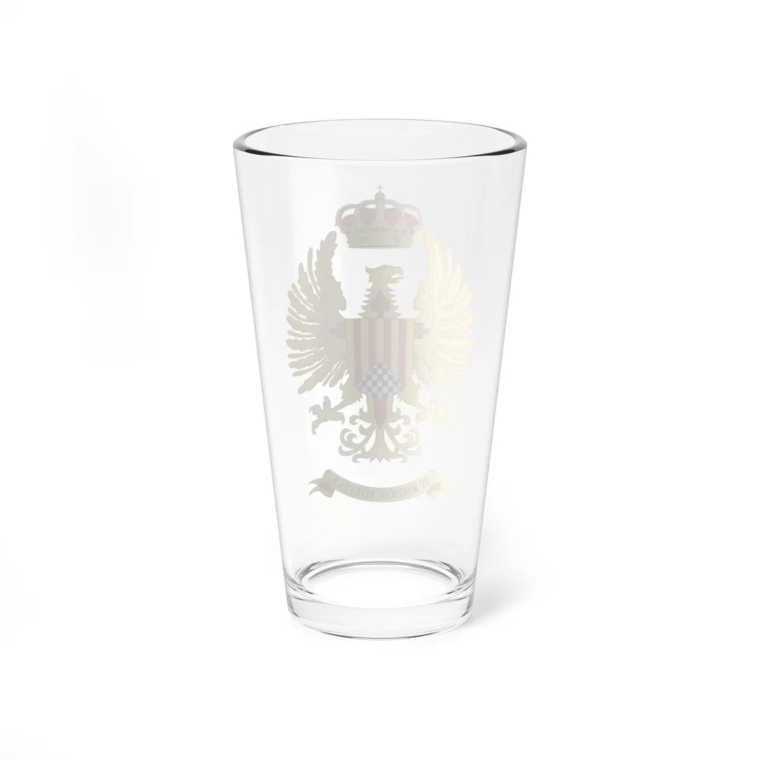 Coat of Arms of the Former 4th Spanish Military Region Until 1984 (Spain) (Coat of Arms) Pint Glass 16oz - Go Mug Yourself