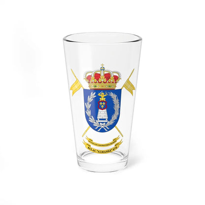 Coat of Arms of the Former 5th Light Armored Cavalry Regiment Almansa (Spain) (Coat of Arms) Pint Glass 16oz 16oz - Go Mug Yourself
