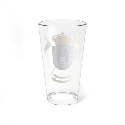 Coat of Arms of the Former 5th Light Armored Cavalry Regiment Almansa (Spain) (Coat of Arms) Pint Glass 16oz - Go Mug Yourself