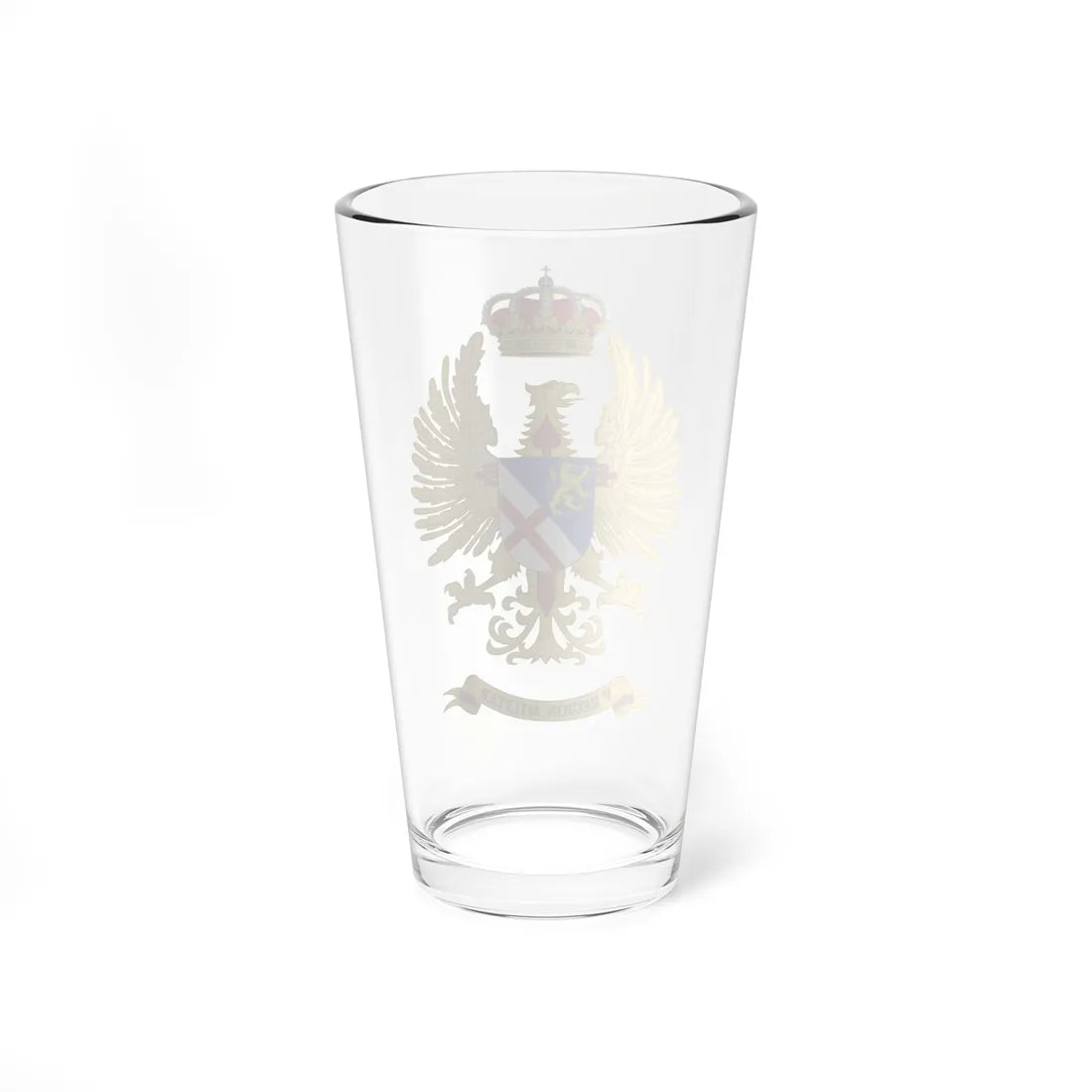 Coat of Arms of the Former 5th Spanish Military Region Until 1984 (Spain) (Coat of Arms) Pint Glass 16oz - Go Mug Yourself