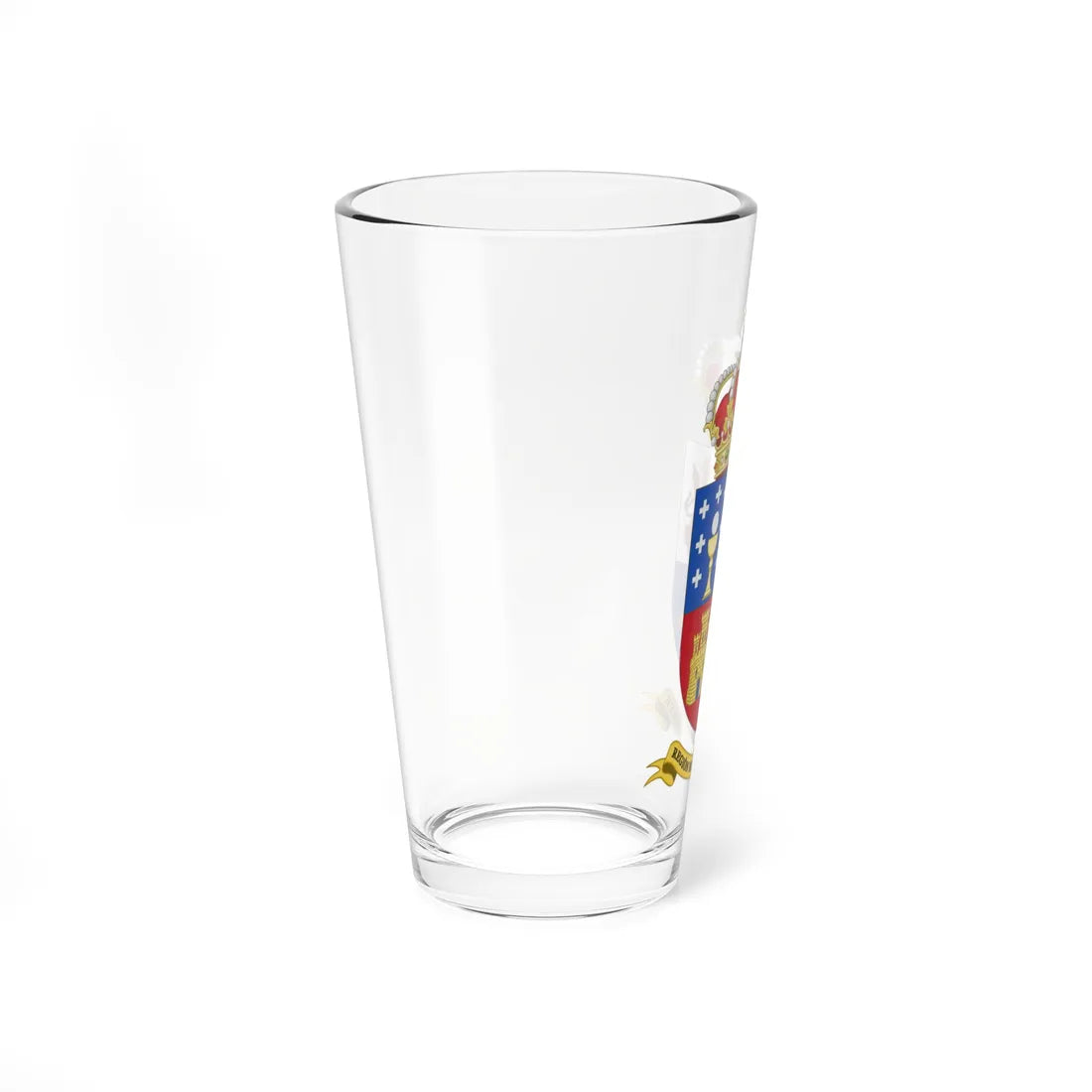 Coat of Arms of the Former 6th Spanish Military Region 1984-1997 (Spain) (Coat of Arms) Pint Glass 16oz - Go Mug Yourself