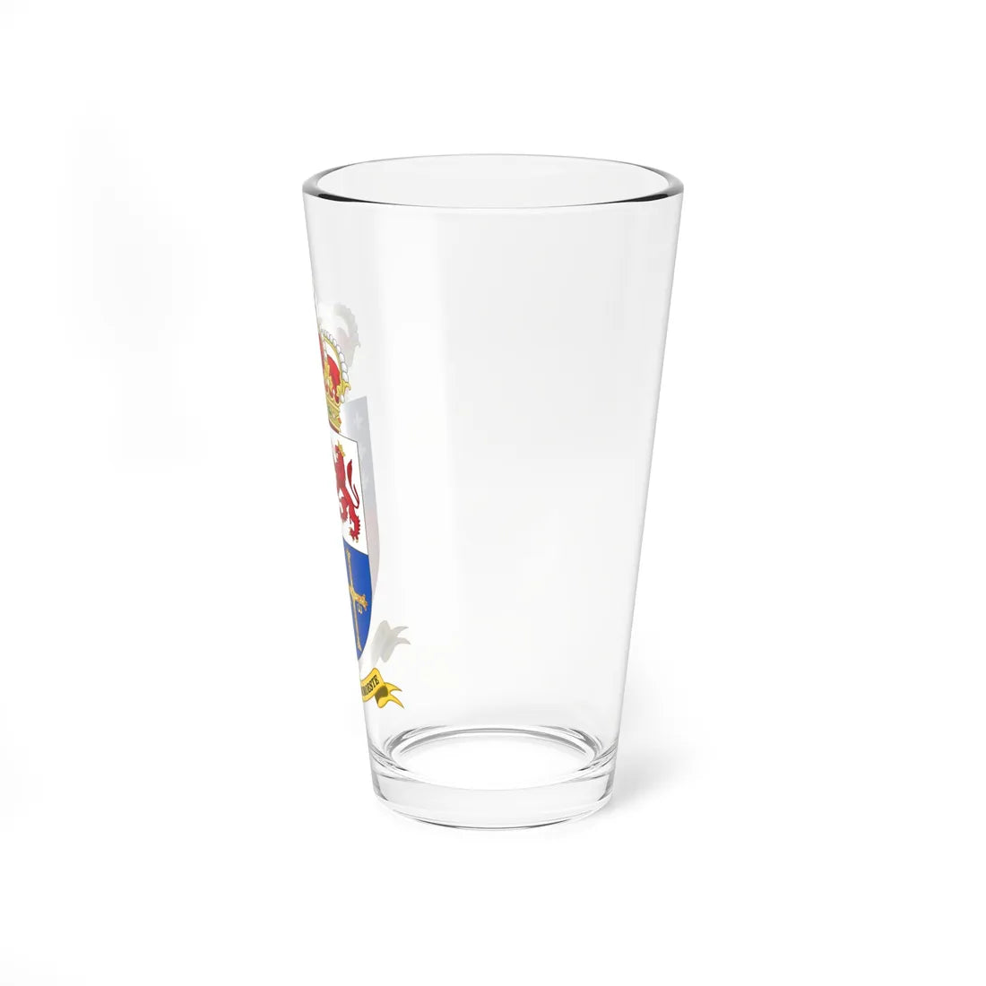 Coat of Arms of the Former 6th Spanish Military Region 1984-1997 (Spain) (Coat of Arms) Pint Glass 16oz - Go Mug Yourself