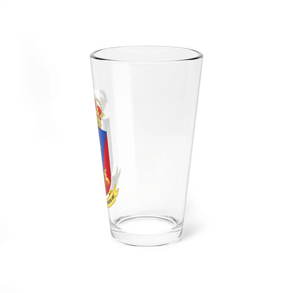 Coat of Arms of the Former Audit Corps Academy of the Spanish Army (Spain) (Coat of Arms) Pint Glass 16oz - Go Mug Yourself