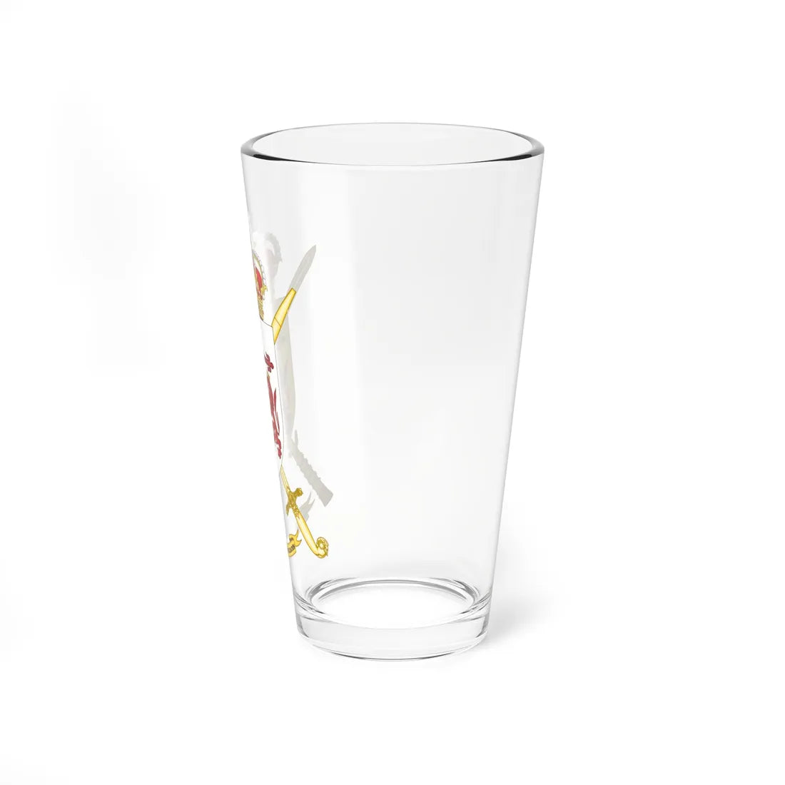 Coat of Arms of the Former Inspector General of Mobilizations Office of the Spanish Army (Spain) (Coat of Arms) Pint Glass 16oz - Go Mug Yourself