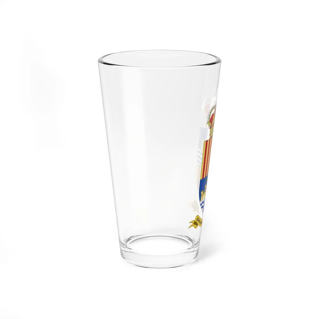 Coat of Arms of the Former Military Zone of the Balearic Islands 1984-2002 (Spain) (Coat of Arms) Pint Glass 16oz - Go Mug Yourself