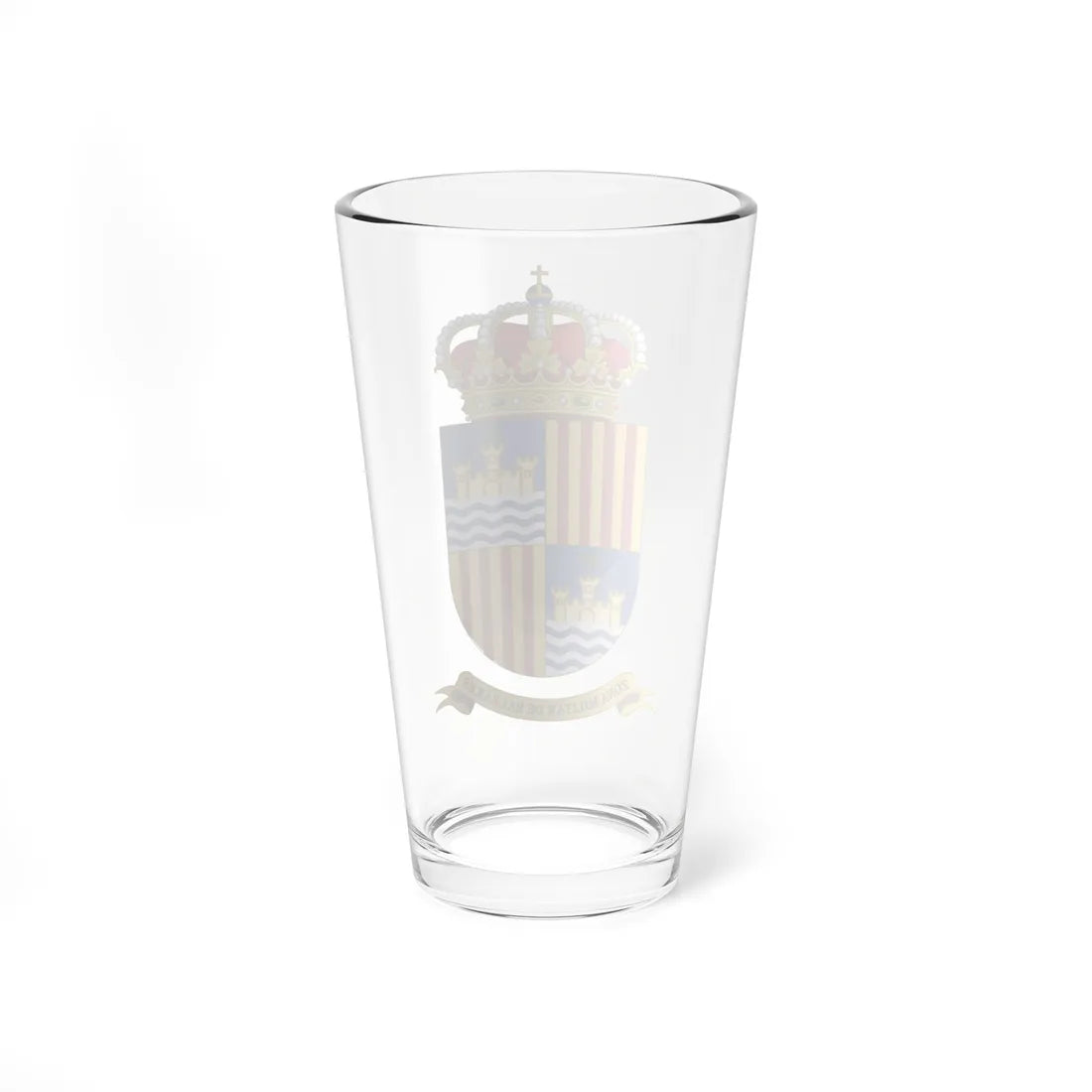 Coat of Arms of the Former Military Zone of the Balearic Islands 1984-2002 (Spain) (Coat of Arms) Pint Glass 16oz - Go Mug Yourself
