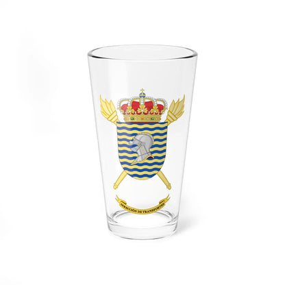 Coat of arms of the Former Spanish Army Transport Directorate (Spain) (Coat of Arms) Pint Glass 16oz 16oz - Go Mug Yourself