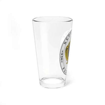Coat of arms of the French Republic (1905) - Pint Glass 16oz - Go Mug Yourself