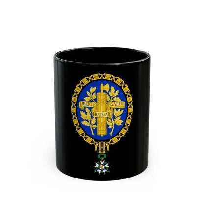 Coat of arms of the French Republic - Black Coffee Mug 11oz - Go Mug Yourself