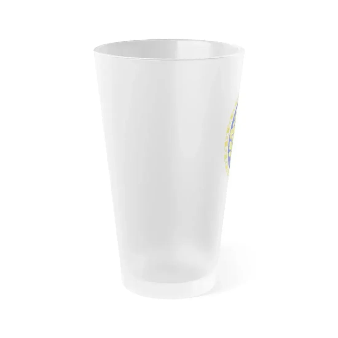 Coat of arms of the French Republic - Frosted Pint Glass 16oz - Go Mug Yourself