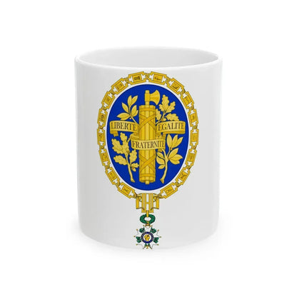 Coat of arms of the French Republic - White Coffee Mug 11oz - Go Mug Yourself