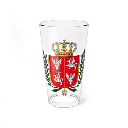 Coat of arms of the General Confederation of the Kingdom of Poland (Poland) (Coat of Arms) Pint Glass 16oz 16oz - Go Mug Yourself