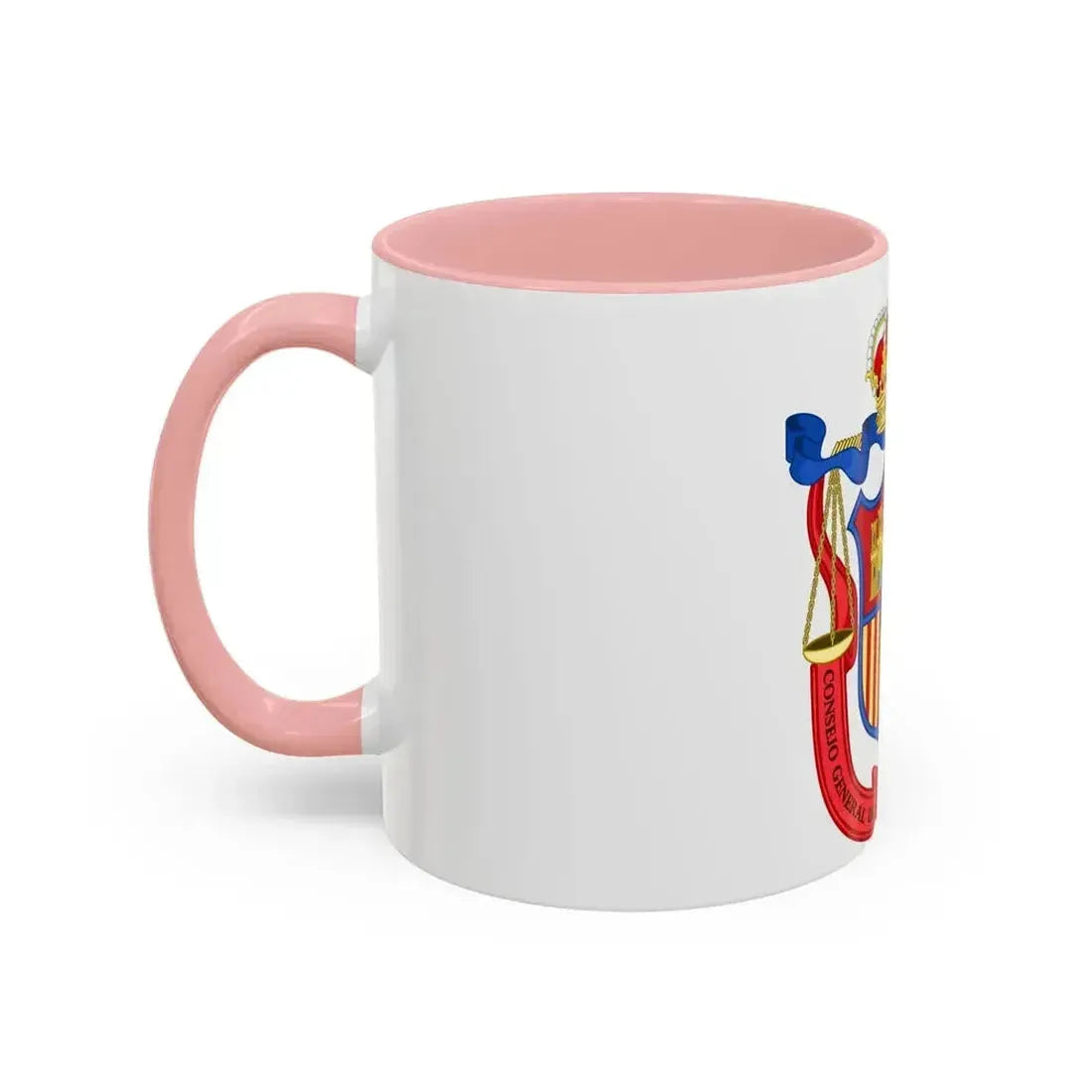 Coat of Arms of the General Council of Spanish Lawyers - Accent Coffee Mug - Go Mug Yourself