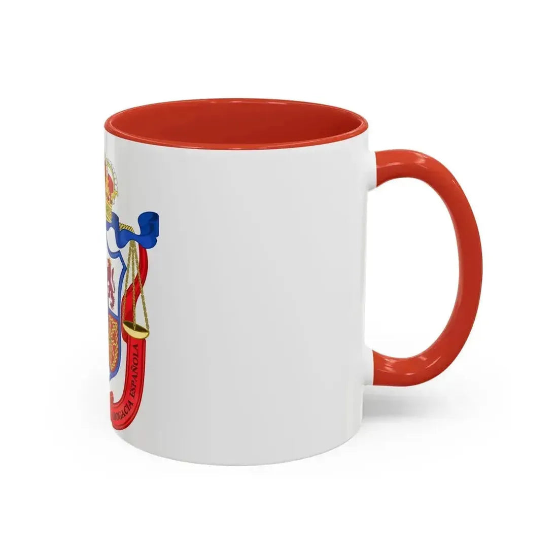 Coat of Arms of the General Council of Spanish Lawyers - Accent Coffee Mug - Go Mug Yourself