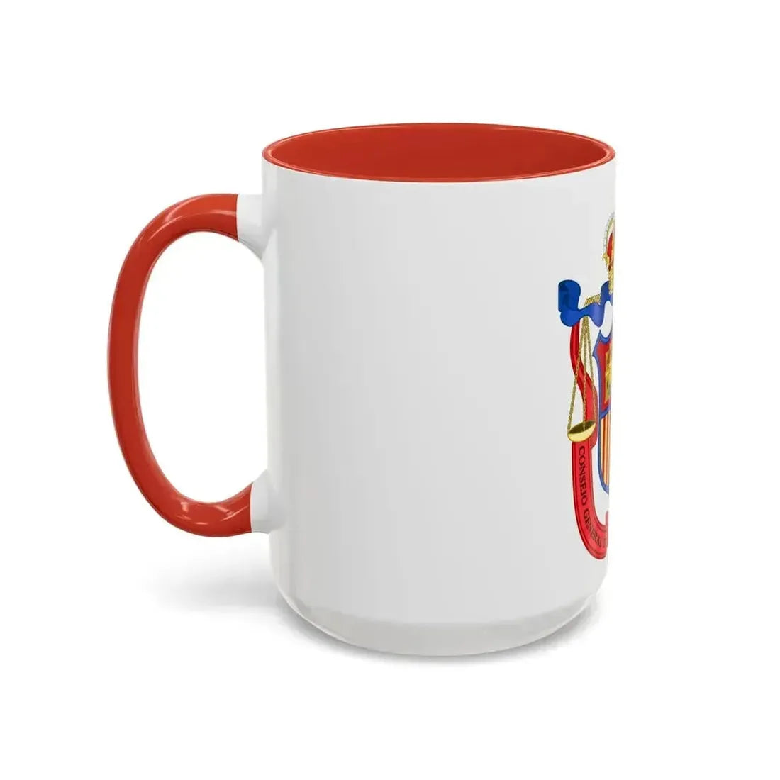 Coat of Arms of the General Council of Spanish Lawyers - Accent Coffee Mug - Go Mug Yourself