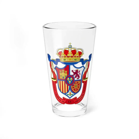 Coat of Arms of the General Council of Spanish Lawyers - Pint Glass 16oz 16oz - Go Mug Yourself