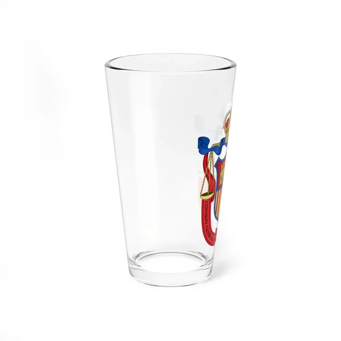 Coat of Arms of the General Council of Spanish Lawyers - Pint Glass 16oz - Go Mug Yourself