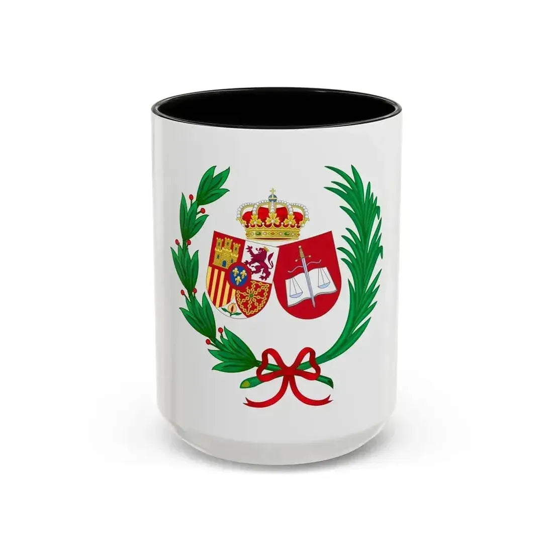 Coat of Arms of the General Council of Spanish Solicitors - Accent Coffee Mug 15oz Black - Go Mug Yourself