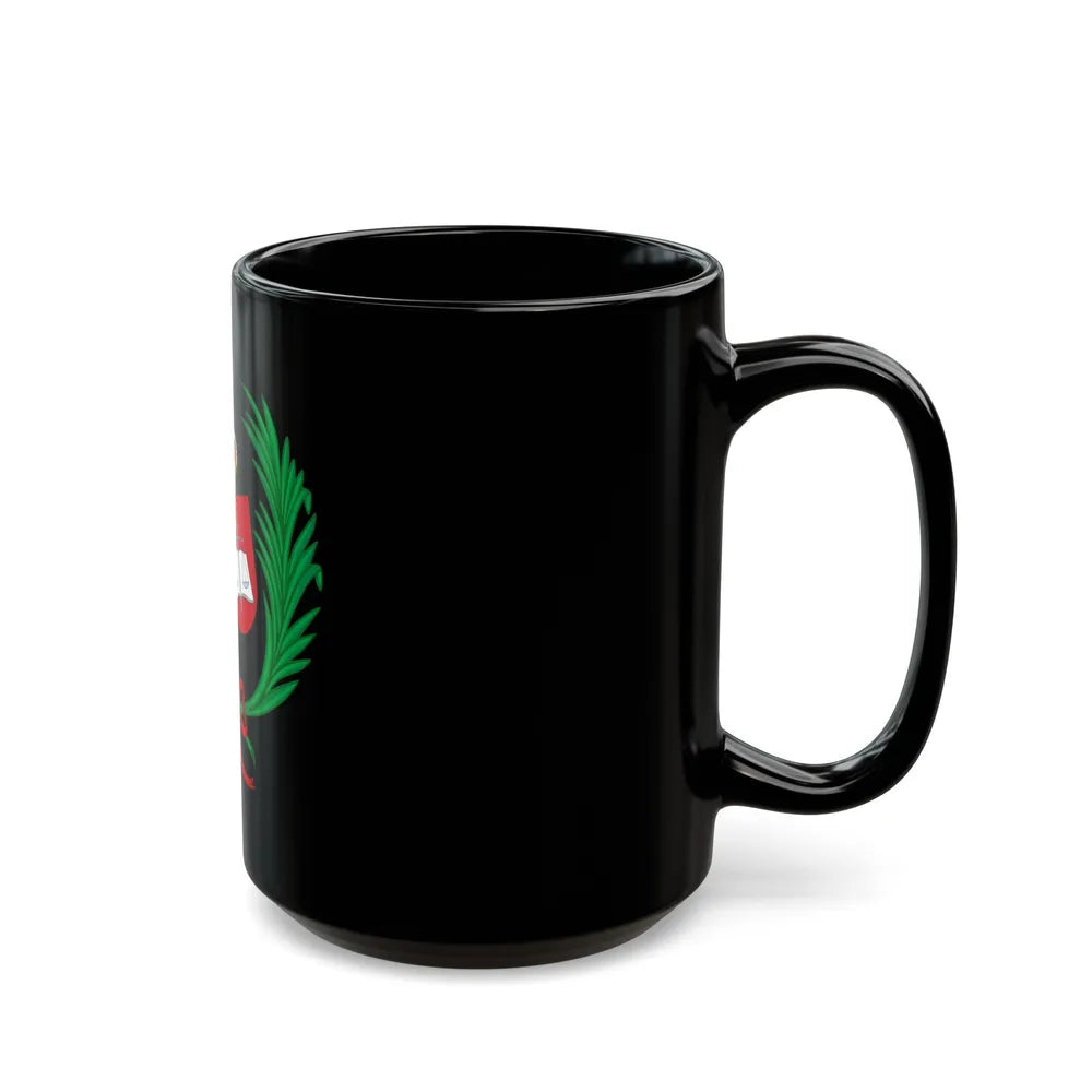 Coat of Arms of the General Council of Spanish Solicitors - Black Coffee Mug-Go Mug Yourself