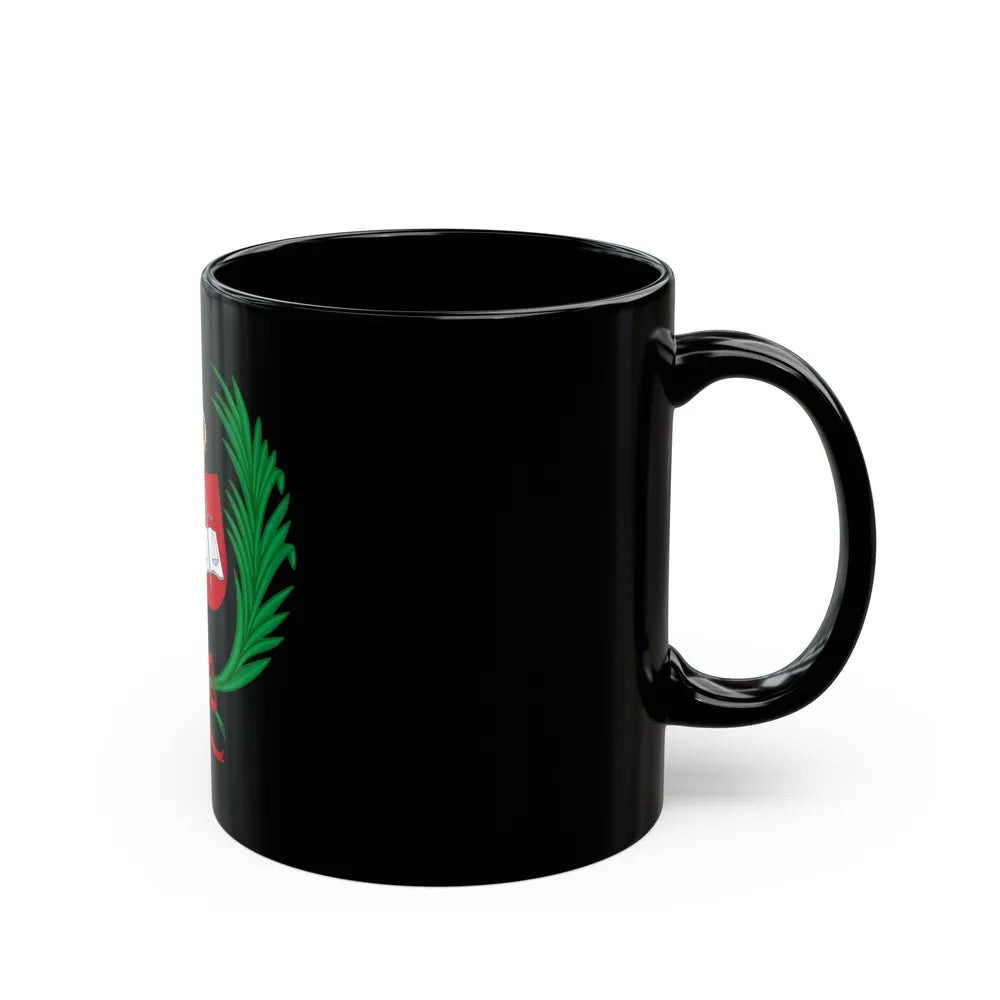 Coat of Arms of the General Council of Spanish Solicitors - Black Coffee Mug-Go Mug Yourself