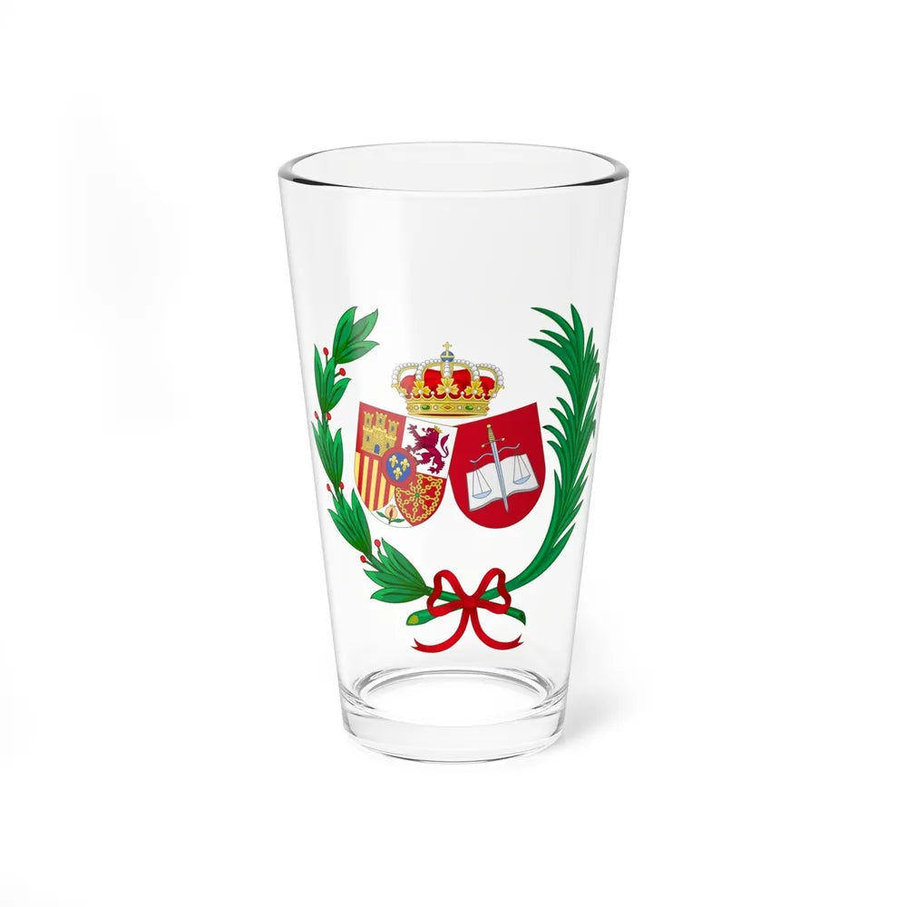 Coat of Arms of the General Council of Spanish Solicitors - Pint Glass 16oz-16oz-Go Mug Yourself