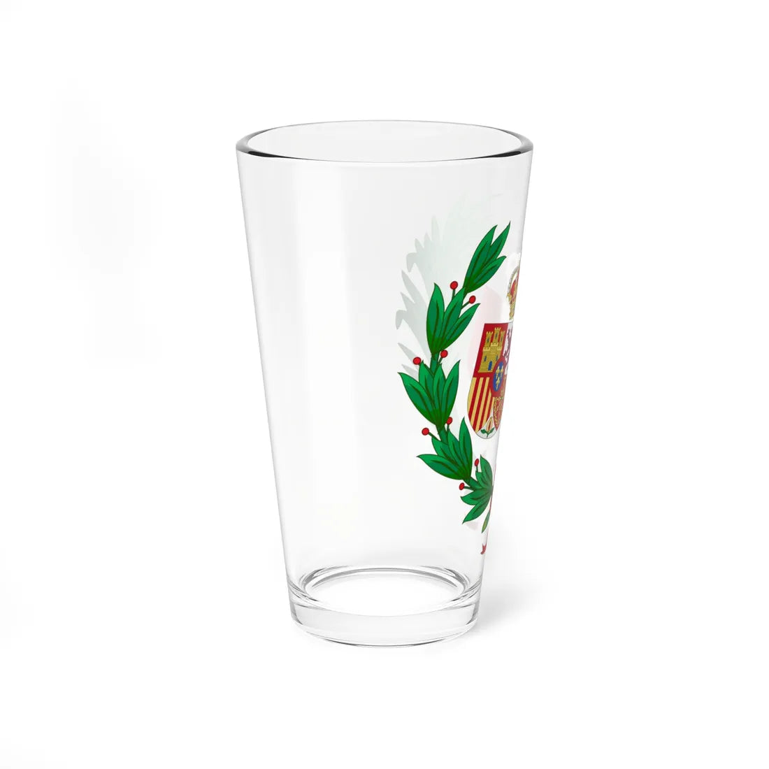 Coat of Arms of the General Council of Spanish Solicitors (Spain) (Coat of Arms) Pint Glass 16oz - Go Mug Yourself
