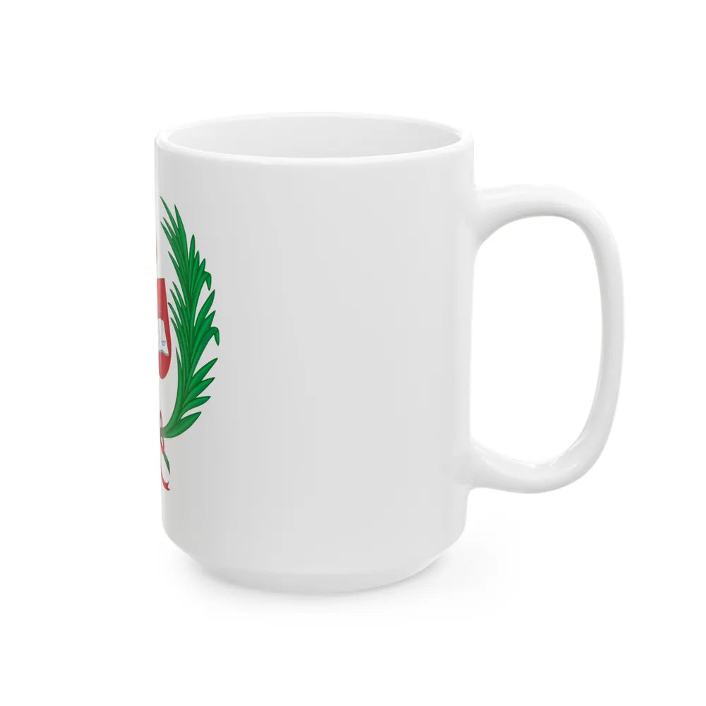 Coat of Arms of the General Council of Spanish Solicitors - White Coffee Mug-Go Mug Yourself