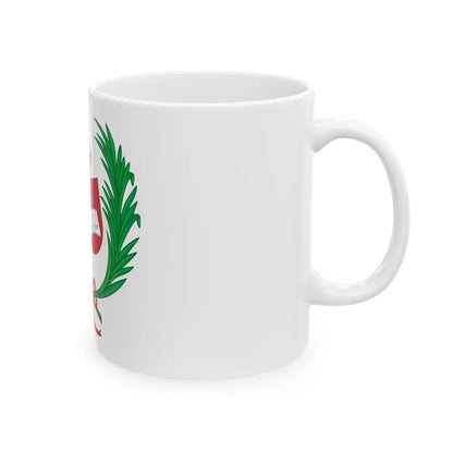 Coat of Arms of the General Council of Spanish Solicitors - White Coffee Mug-Go Mug Yourself