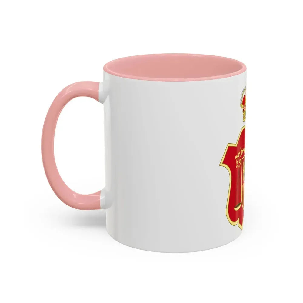 Coat of Arms of the General Council of the Judicial Power of Spain - Accent Coffee Mug - Go Mug Yourself