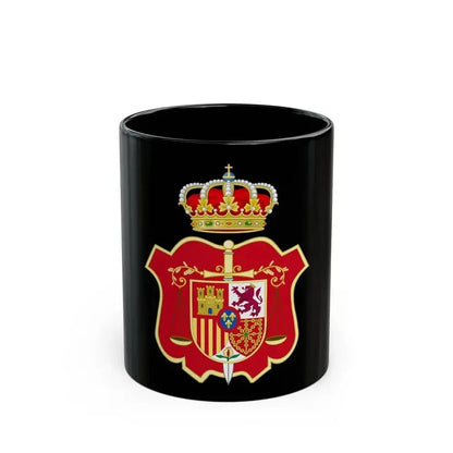 Coat of Arms of the General Council of the Judicial Power of Spain - Black Coffee Mug 11oz - Go Mug Yourself