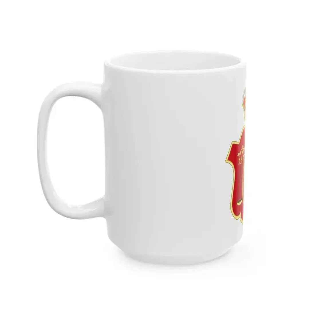 Coat of Arms of the General Council of the Judicial Power of Spain - White Coffee Mug - Go Mug Yourself