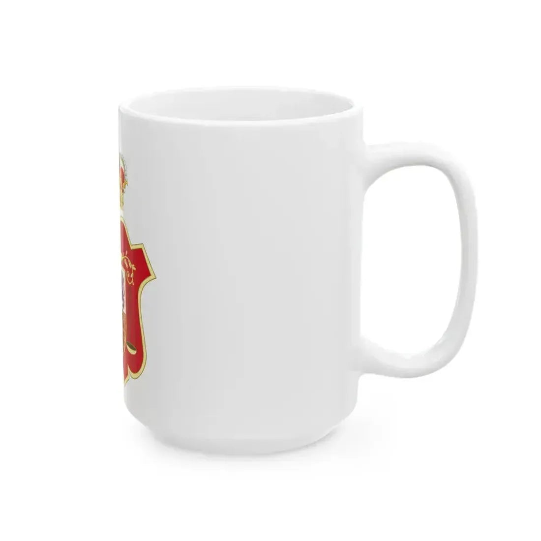 Coat of Arms of the General Council of the Judicial Power of Spain - White Coffee Mug - Go Mug Yourself